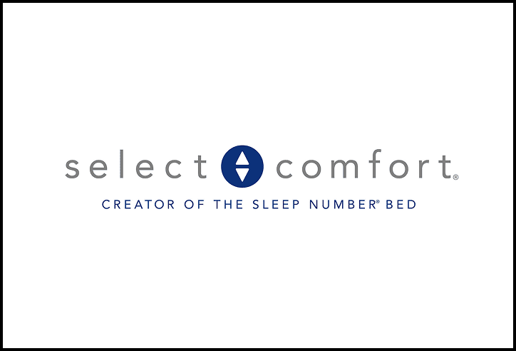 Select Comfort logo with Sleep Number text.